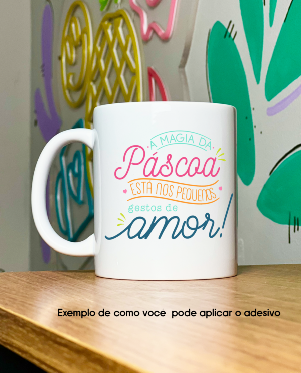 Estampa Adesiva Cartela 0001 Páscoa - Imagem 2